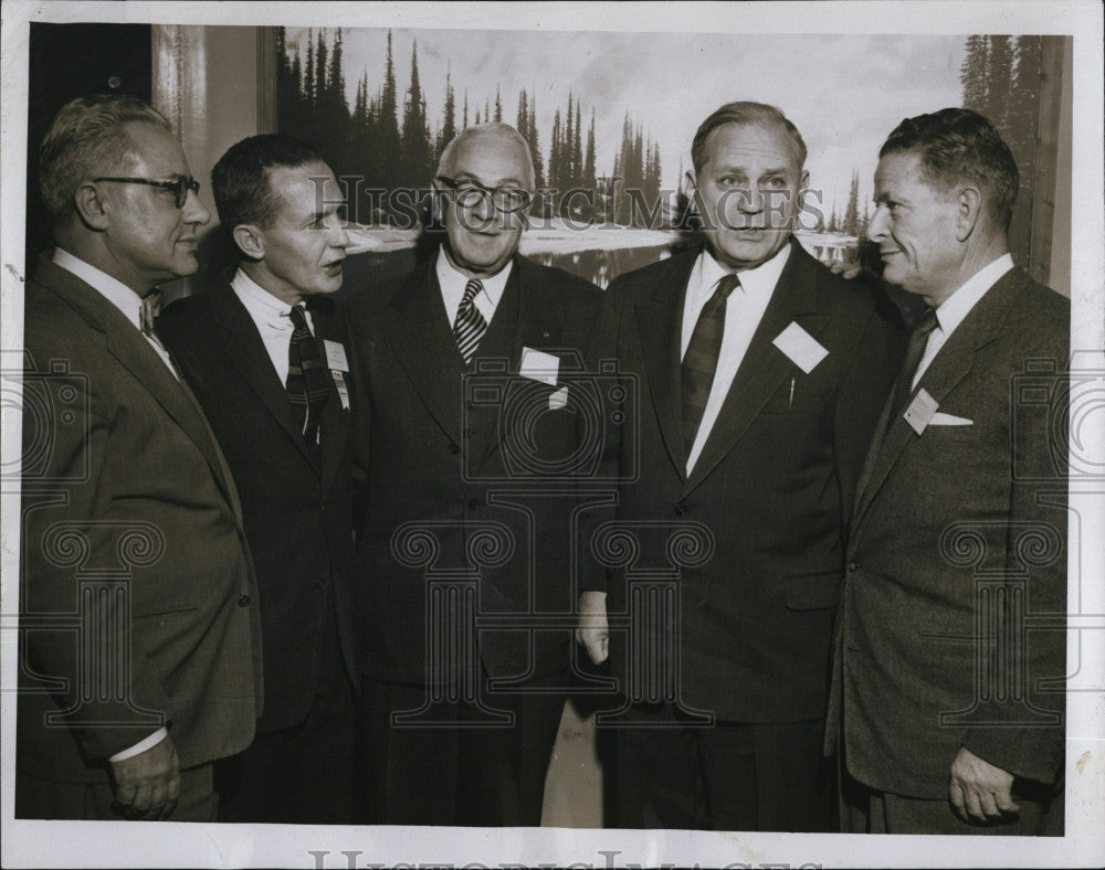 1955 Press Photo R. Stevens, J. de&#39;Revere, J. McGrath, Jr., E. Bloomberg - Historic Images