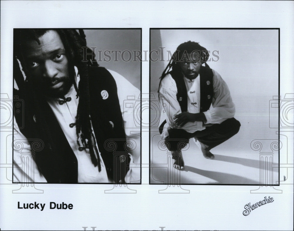 Press Photo South African Reggae Musician Lucky Dube - Historic Images