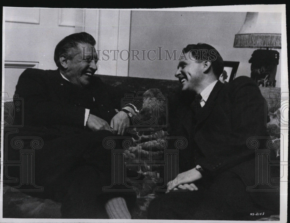 1956 Press Photo Christopher Lynch and John McCormick. - Historic Images