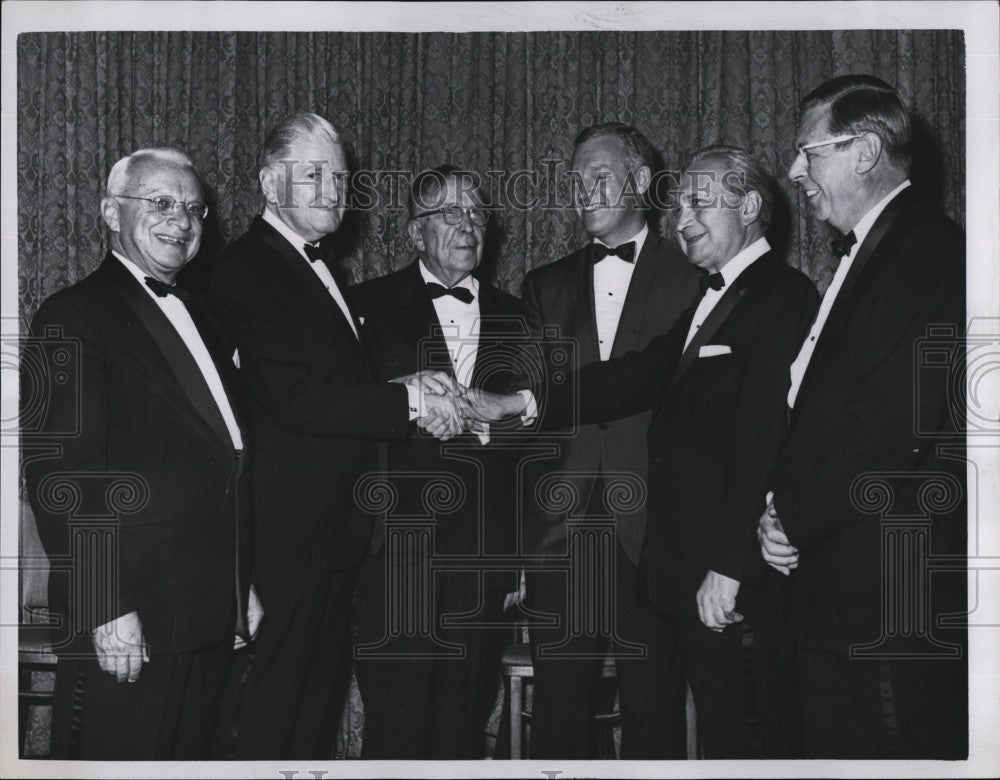 1968 Press Photo BU Law School Alumni Hon Robert Upton, Charles Goldman Esq, - Historic Images