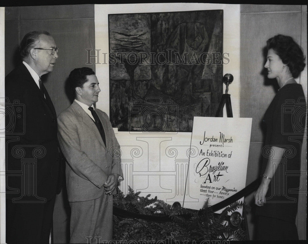 1962 Press Photo Cameron Thompson, Asdrubal Pinto de Ulyssea, Ann Bolitski - Historic Images