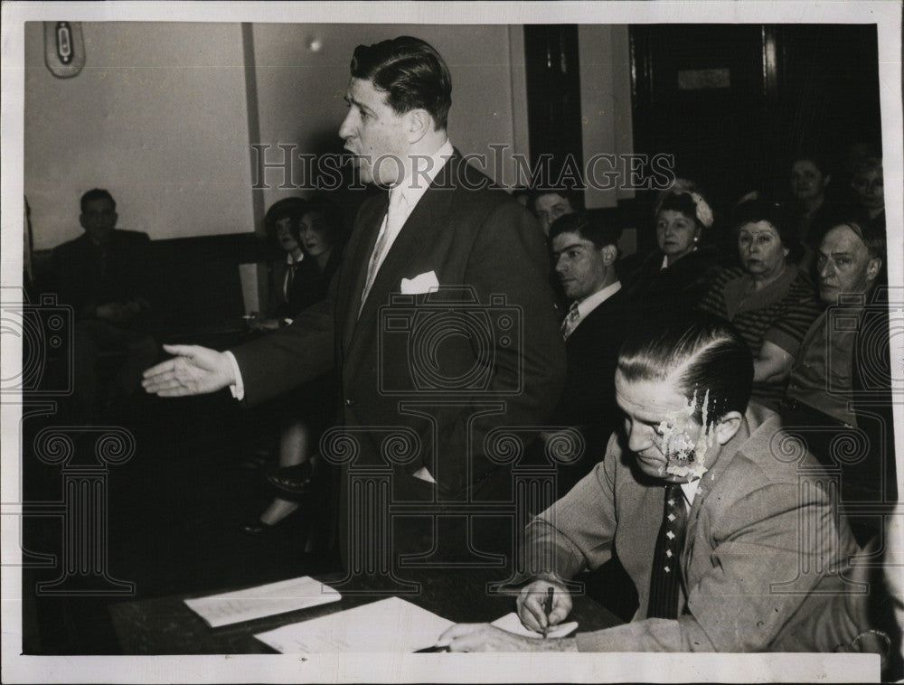 1955 Press Photo Sen. Mario Umana - Historic Images