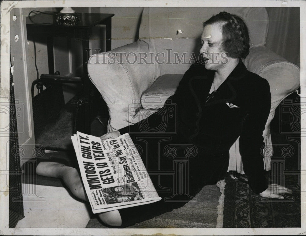 1943 Press Photo Barrington Heiress Alice Rand De Tarnowsky McIntosh - Historic Images