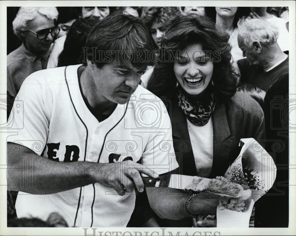 Actor Robert Urich & Barbara Stock in 