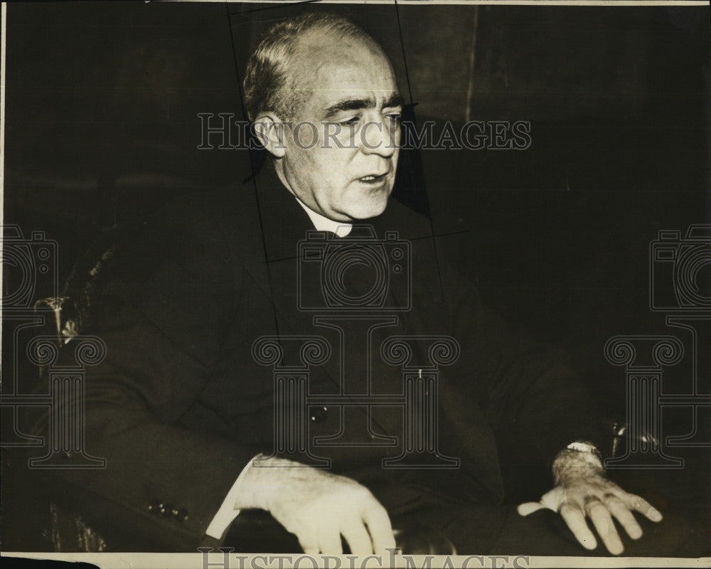 1937 Press Photo Father Francis Talbot SJ Editor Of America - Historic Images