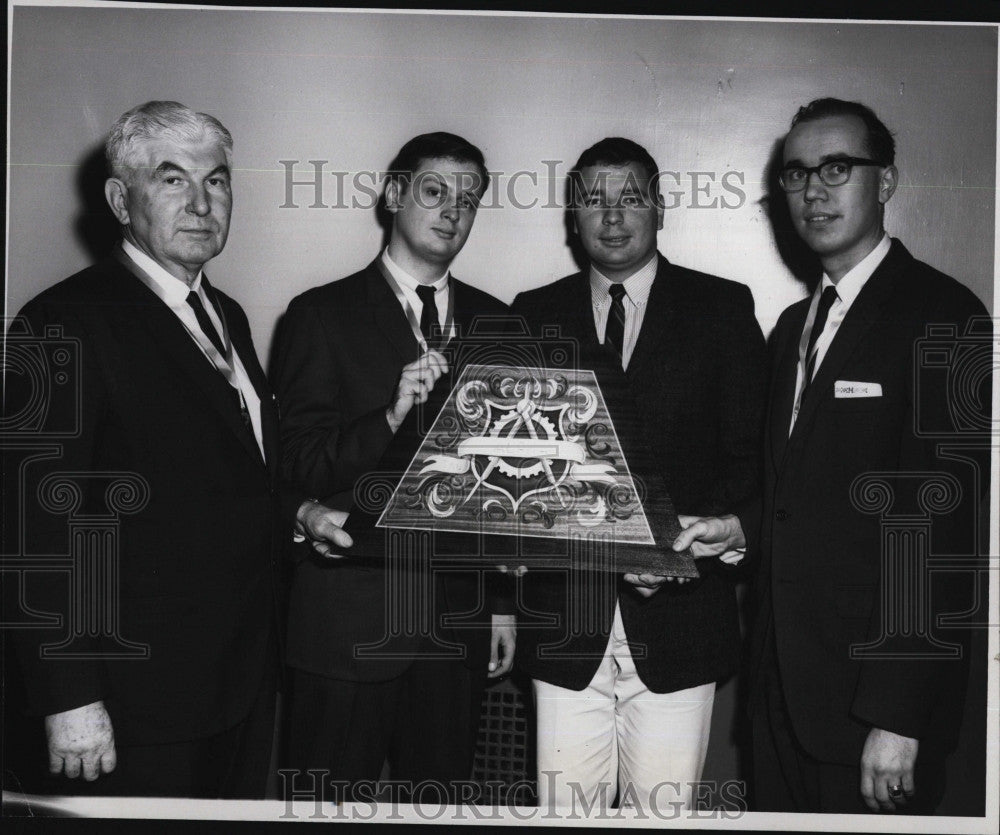 1966 Press Photo Joseph Tansey,dean at Wentworth I. G Stohlbom,K Driscoll, Howes - Historic Images