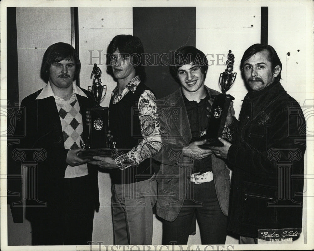 1975 Press Photo Sommerville City Club David Buckley Steve Nunziato Lennie Conte - Historic Images