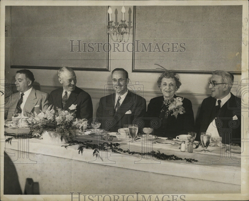 1954 Press Photo MHA members,EP Tamburi,C Coyle,A Switzer,VL Boland,L Green - Historic Images