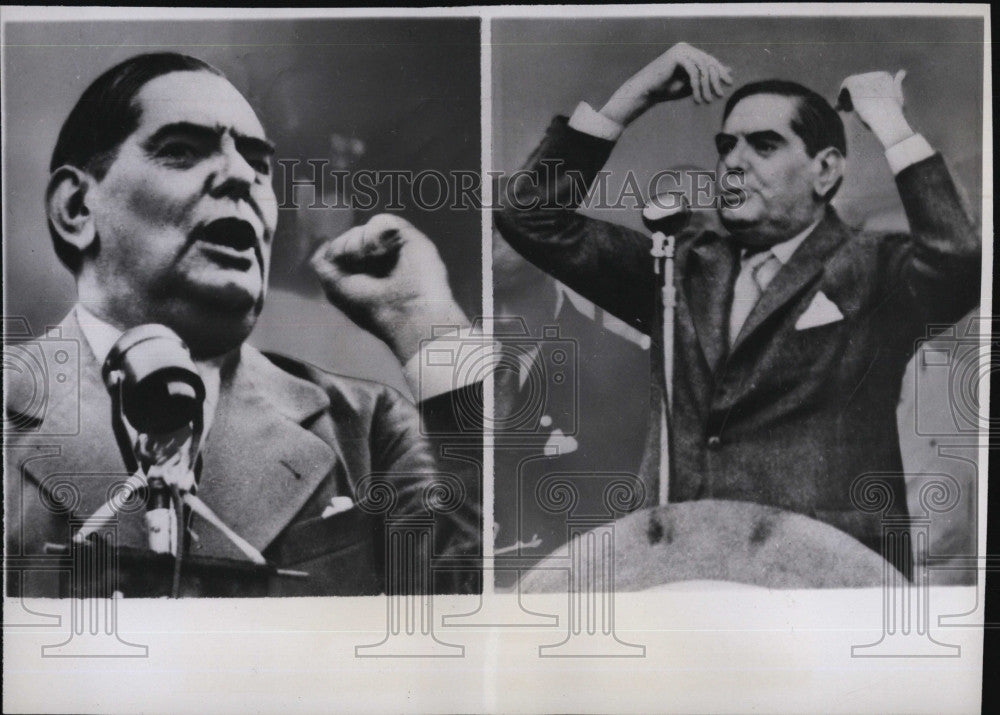 1946 Press Photo Jose P. Tamborini.candidate in Argentina - Historic Images