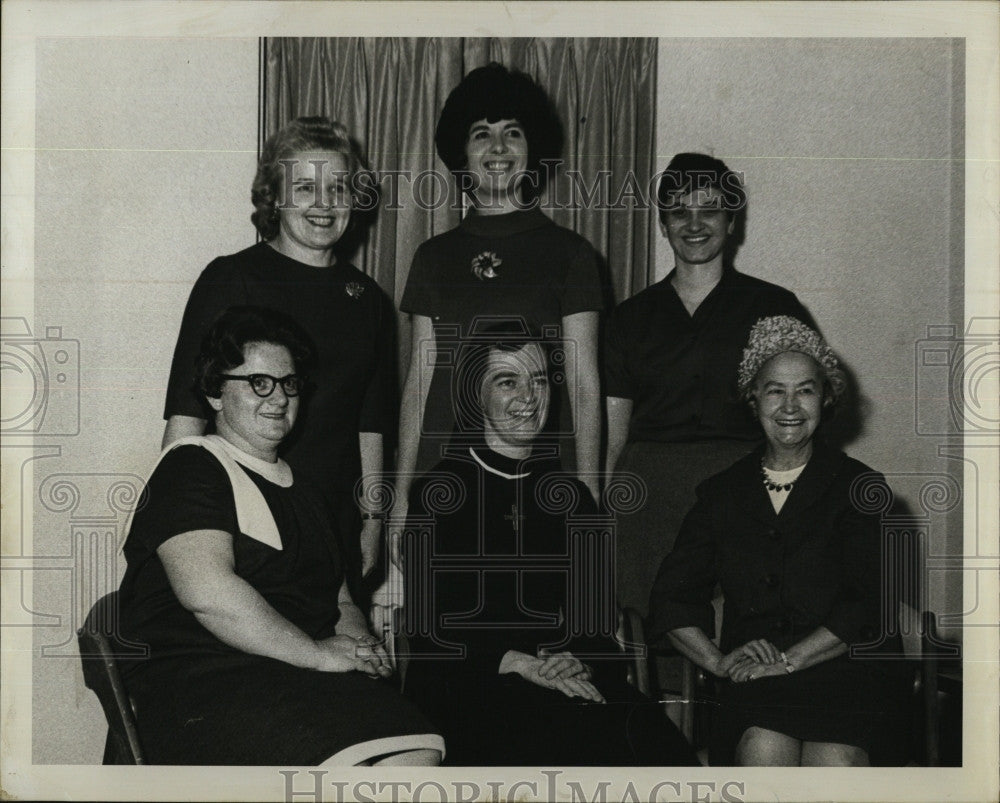 1968 Press Photo C Madden Sister M Dorothy,M Quin,M Sharry,P Small,L Vozella - Historic Images