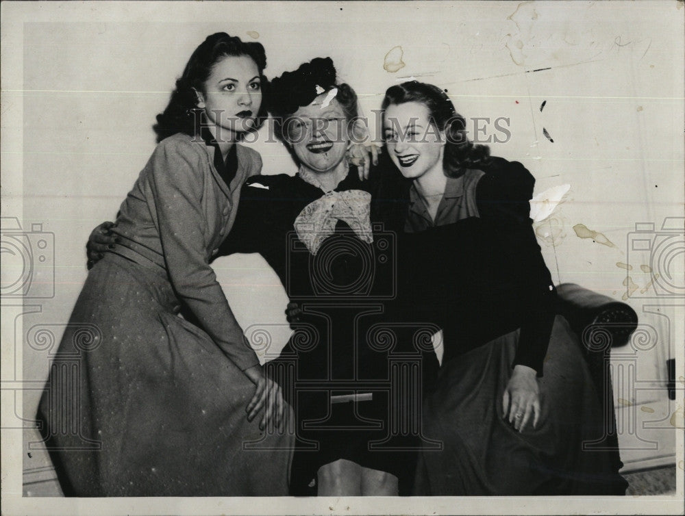 1940 Press Photo Adele Longmire,Peggy Wood,Nancy Wiman - Historic Images