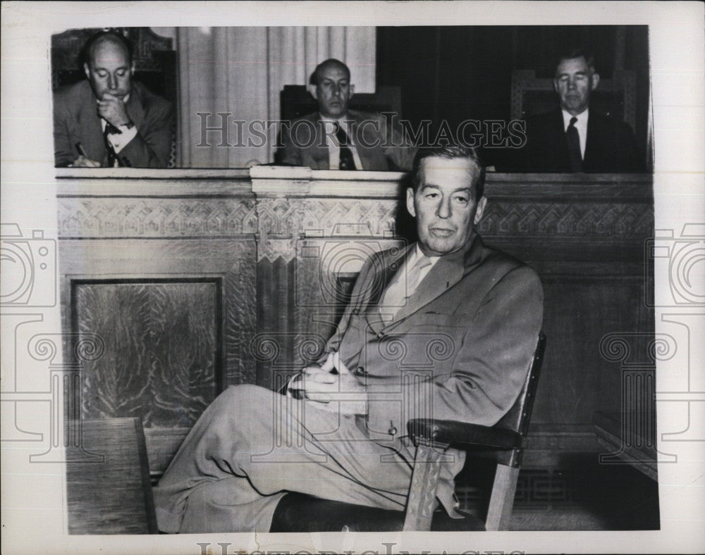 1949 Press Photo Donald Douglas of the Douglas Aircraft Company - Historic Images