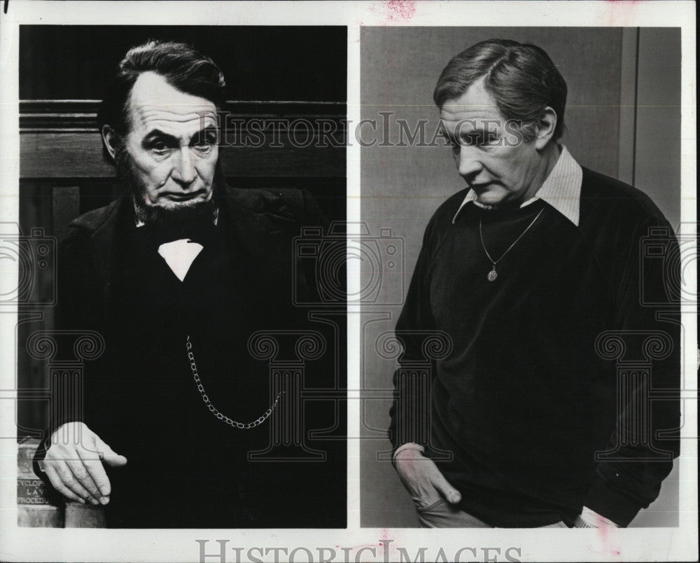 Press Photo British actor Roy Dotrice - Historic Images