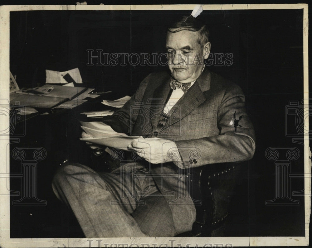 1934 Press Photo Frank Dorr, Boston Businessman - Historic Images