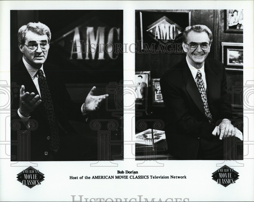 Press Photo Bob Dorian Host of AMC Network - Historic Images