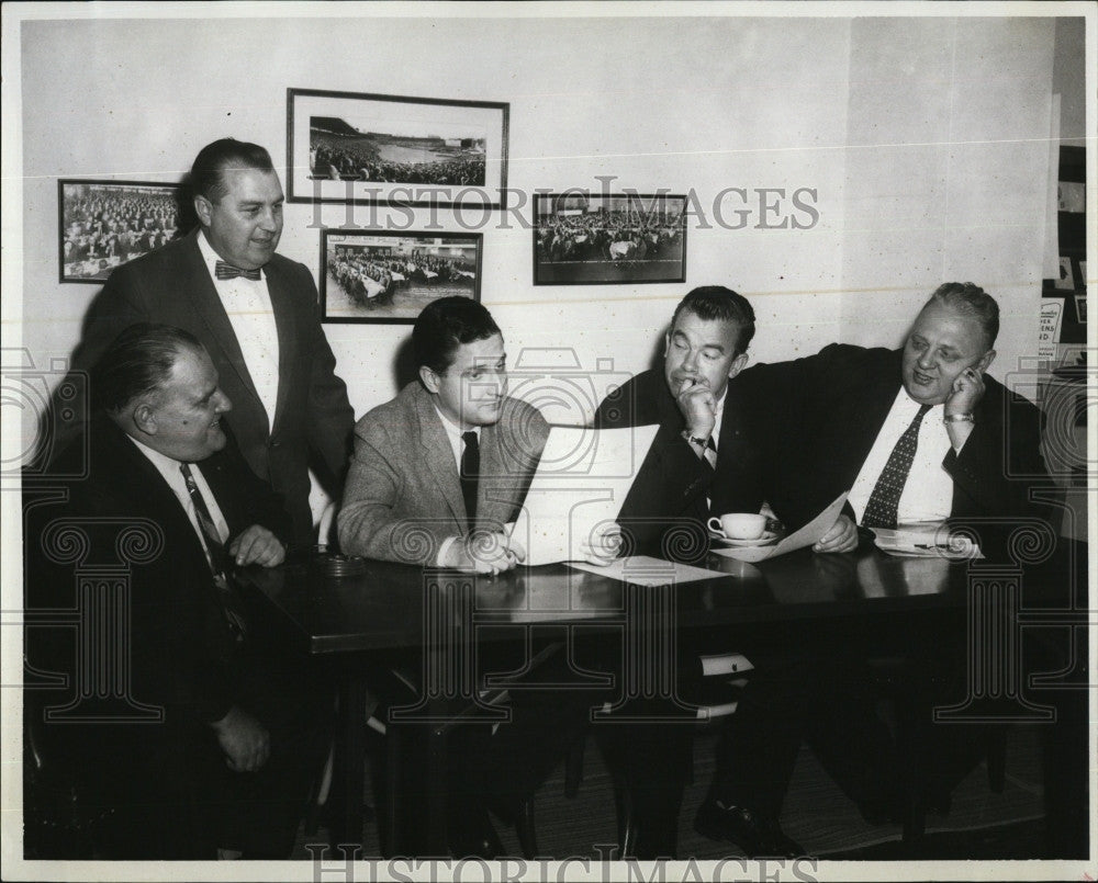 1959 Press Photo A. Frazier, J. McClellan, J. Cain, R. Dorey, F. Flahive - Historic Images