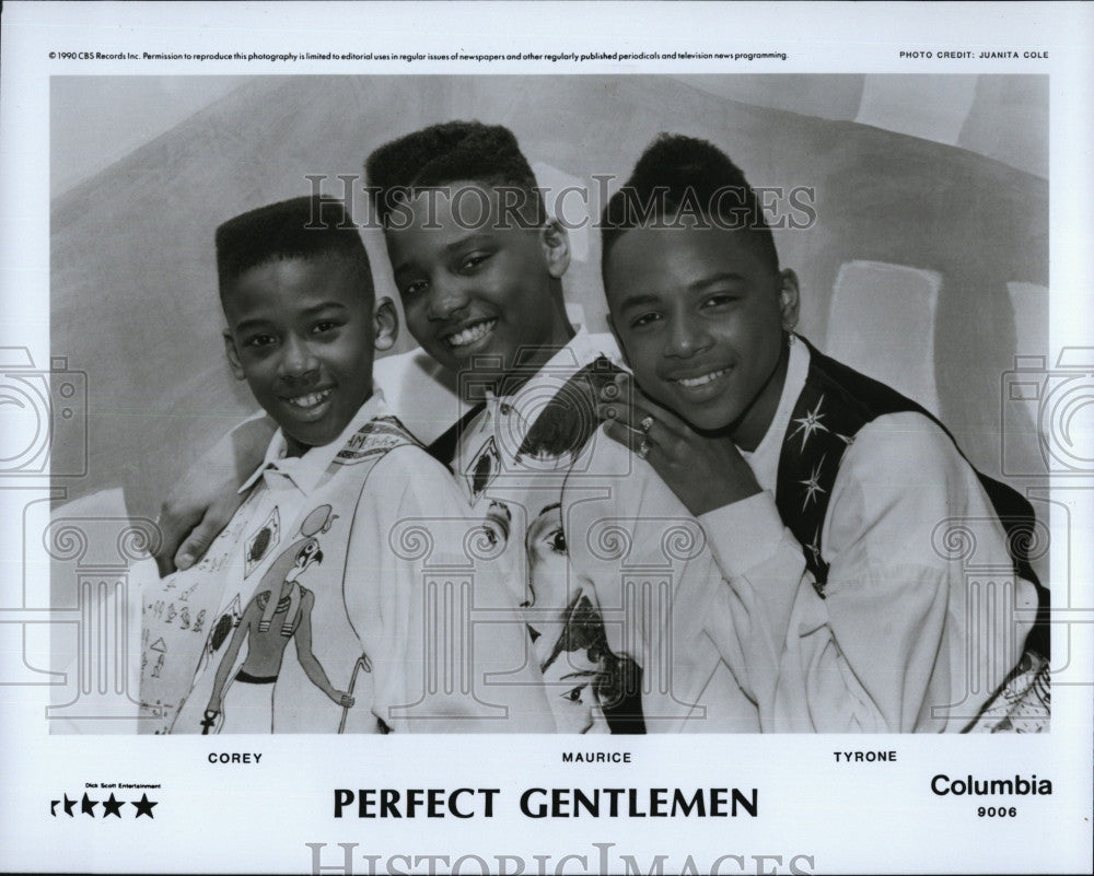 Press Photo Perfect Gentlemen: Corey, Maurice, Tyrone - Historic Images