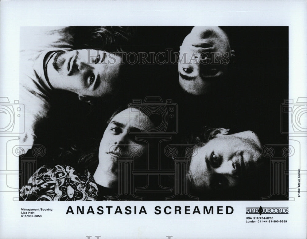 Press Photo Band Members of &quot;Anastasia Screamed&quot; - Historic Images