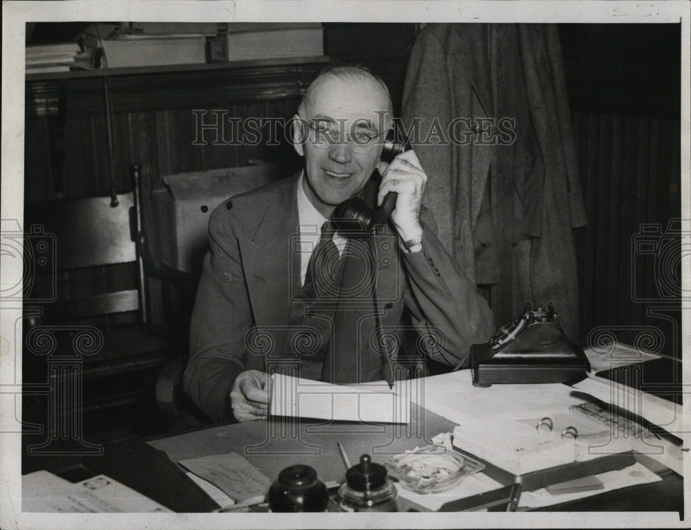 1947 Press Photo Boston City Clerk William H. Sullivan - Historic Images