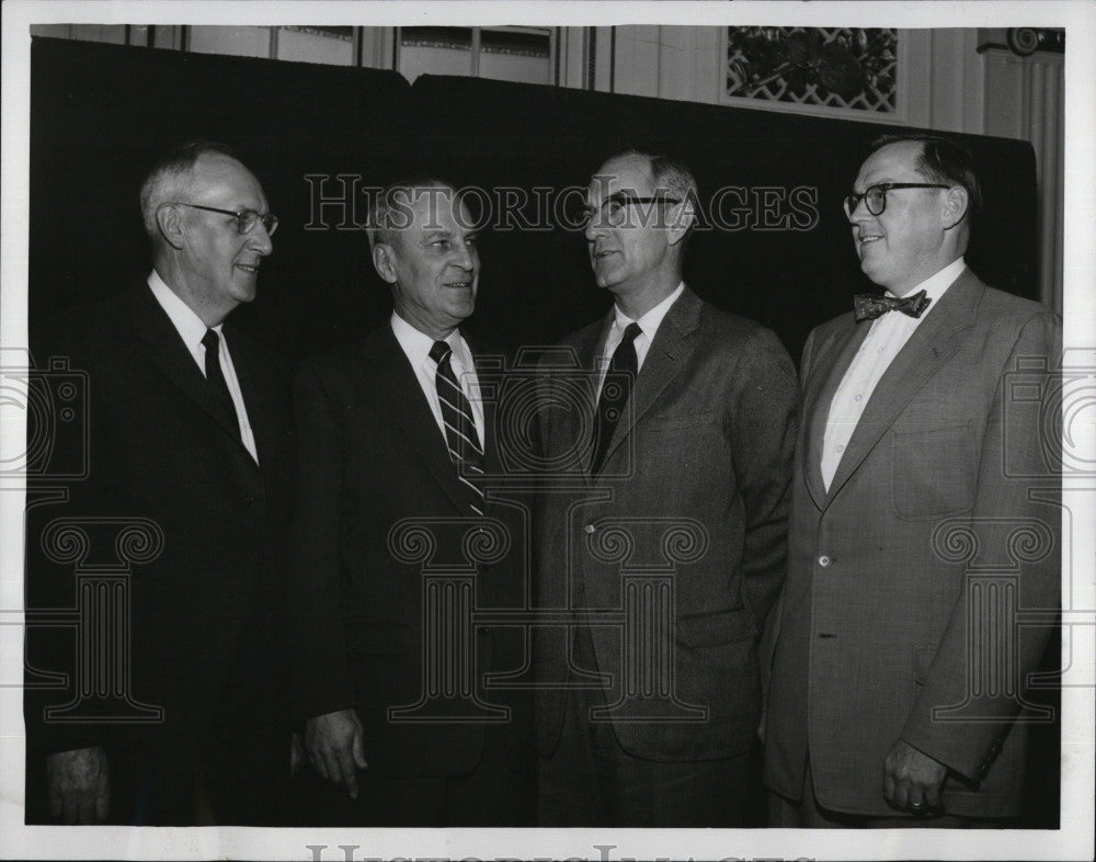 1957 Press Photo Carl Swanson, William Goodale, Jr. &amp; John Nissen - Historic Images