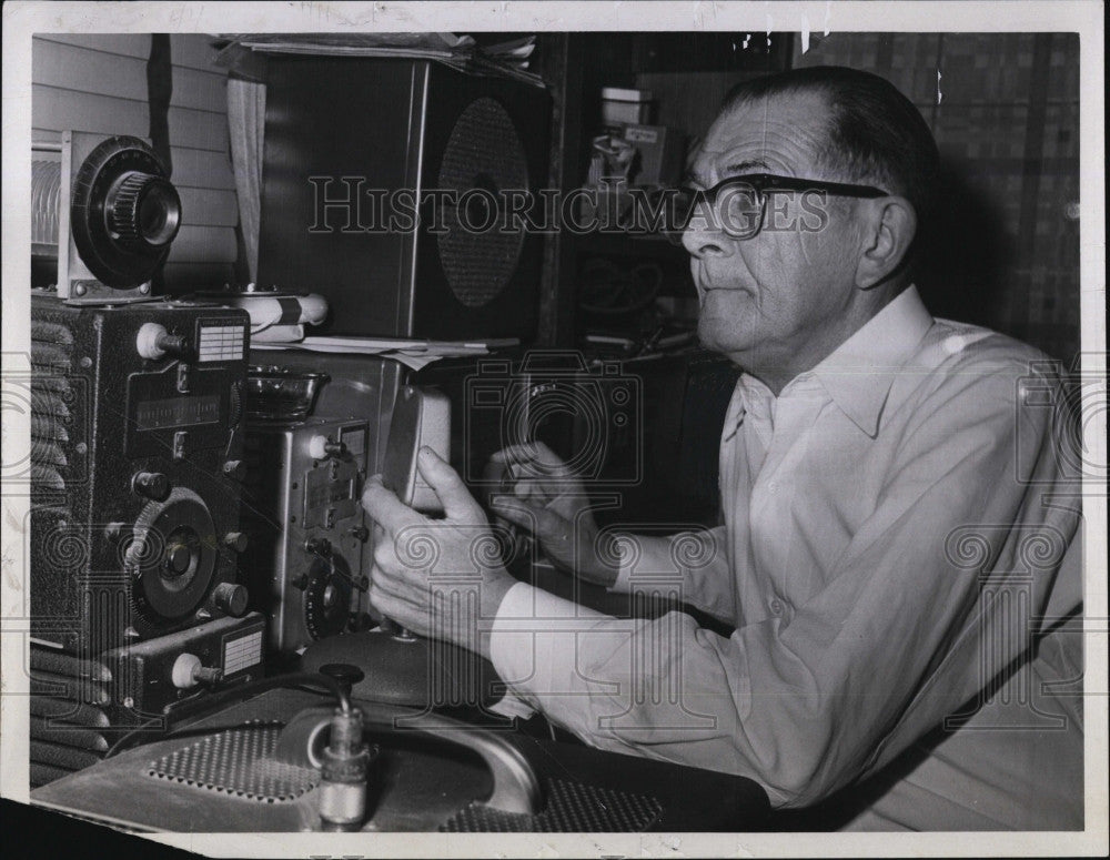 1966 Press Photo Somerville Mass. Fire Chief George Patton - Historic Images