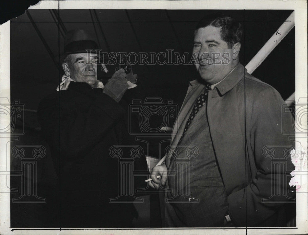 1941 Press Photo New York Judge Jeremiah Mahoney, Nephew Quentin Reynolds - Historic Images