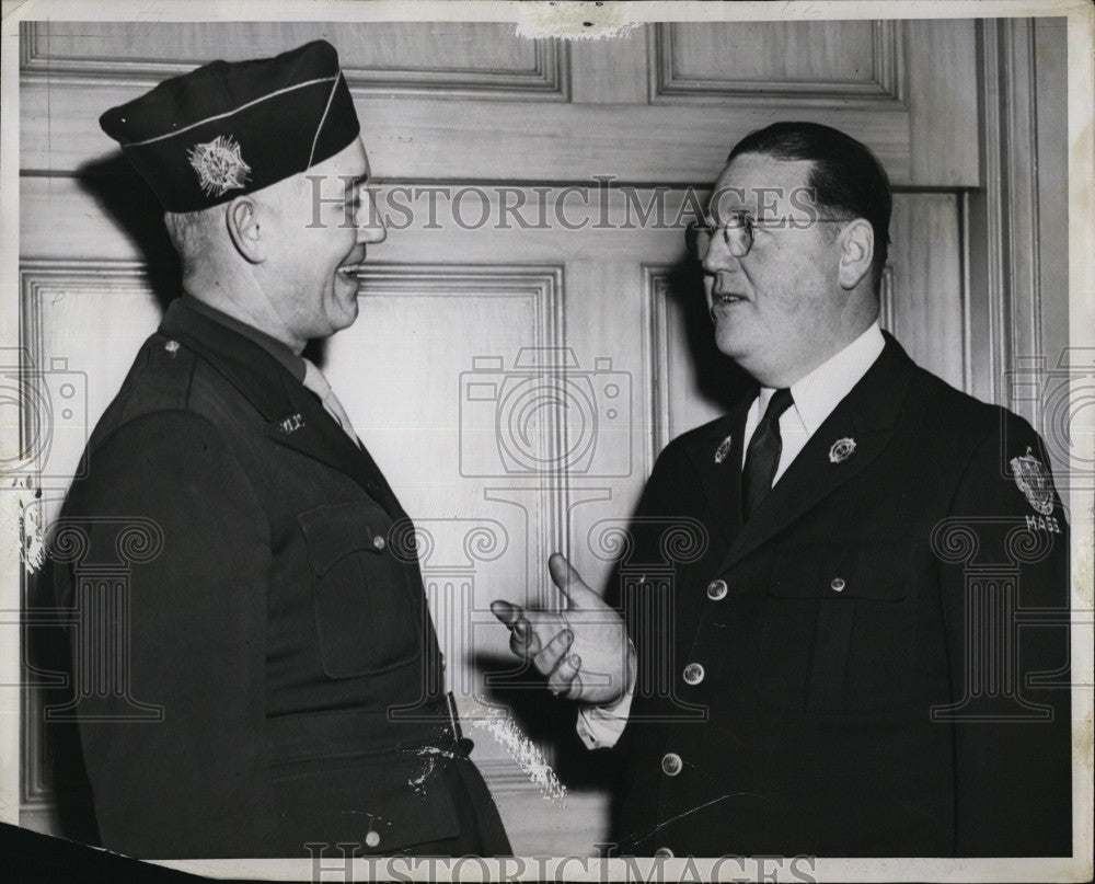 1946 Press Photo Jim Reynolds, Joseph Breen, American Legion National Commanders - Historic Images