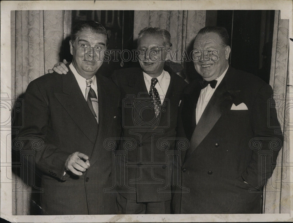 1949 Press Photo Billy Payne, Lou Walters, Billy Dooley - Historic Images