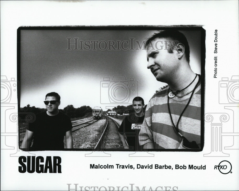 Press Photo Sugar (Band)  : Malcolm Travis, David Barbe, Bob Mould - Historic Images