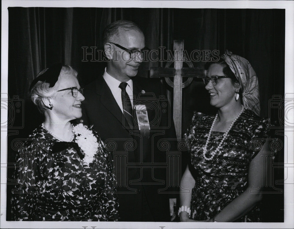 1960 Press Photo Annual Conference Massachusetts Baptist Church attendees. - Historic Images