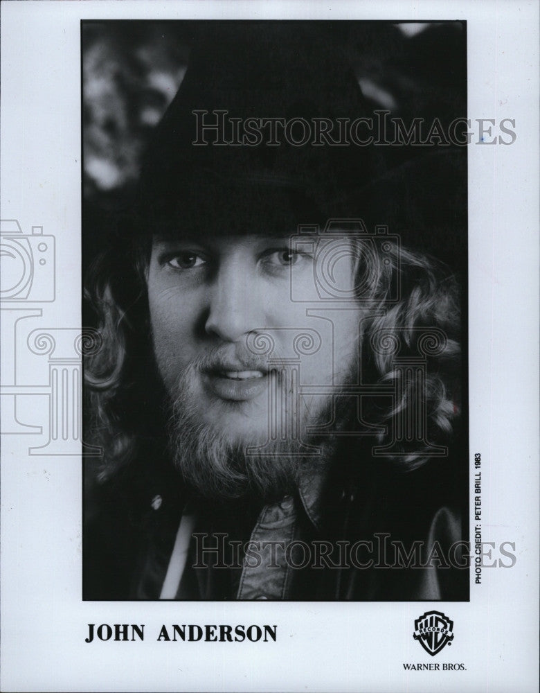 Press Photo John Anderson, American Country and Rock&amp;Roll musician. - Historic Images