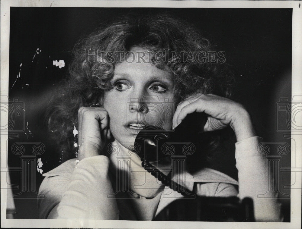 1977 Press Photo Susan Anspach stars in &quot;Mad Bull&quot; - Historic Images