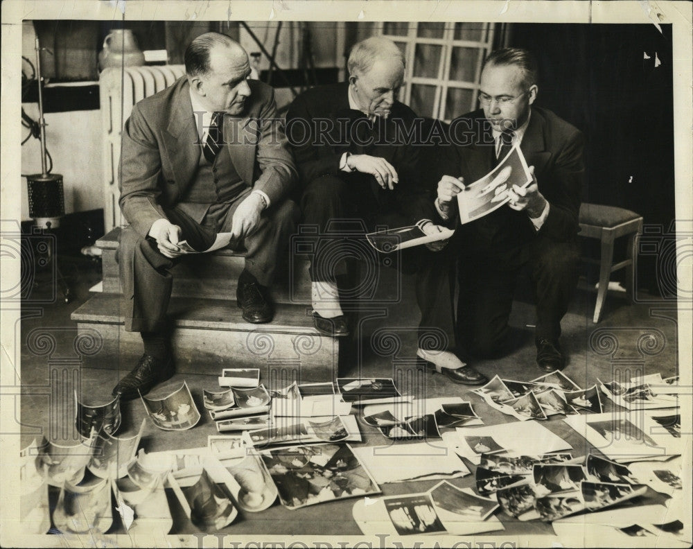 1938 Press Photo Wm Eubb, F Jordan,Geo Woodruff, contest judges - Historic Images