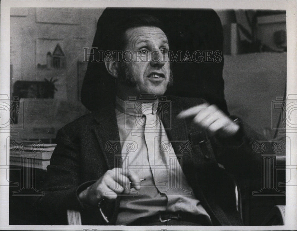 1971 Press Photo Reverend Francis Anderson of All Souls Church - Historic Images