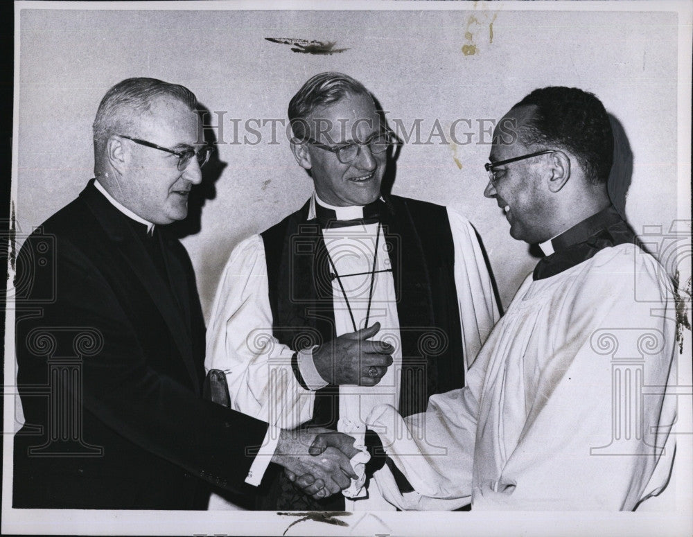 1962 Press Photo Ven.John M.Burgess,first negro in u.S. elevated to Bishop. - Historic Images