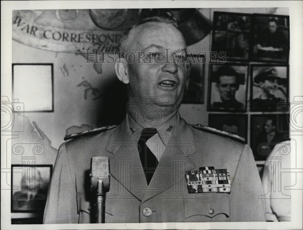 1965 Press Photo Rear Adm. Arleigh A. Burke, Chief of Naval Operation. - Historic Images