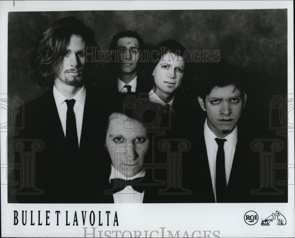 Press Photo Bullet Lavolta Musical Group - Historic Images