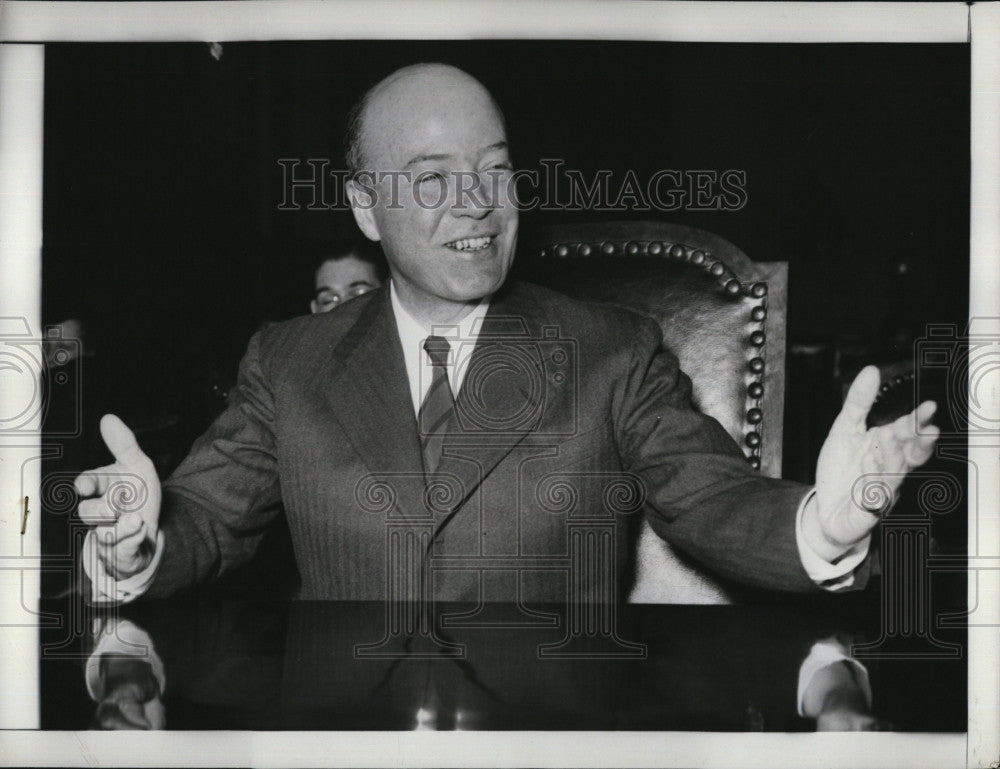 1941 Press Photo Former Ambassador To France William Bullitt With Committee - Historic Images