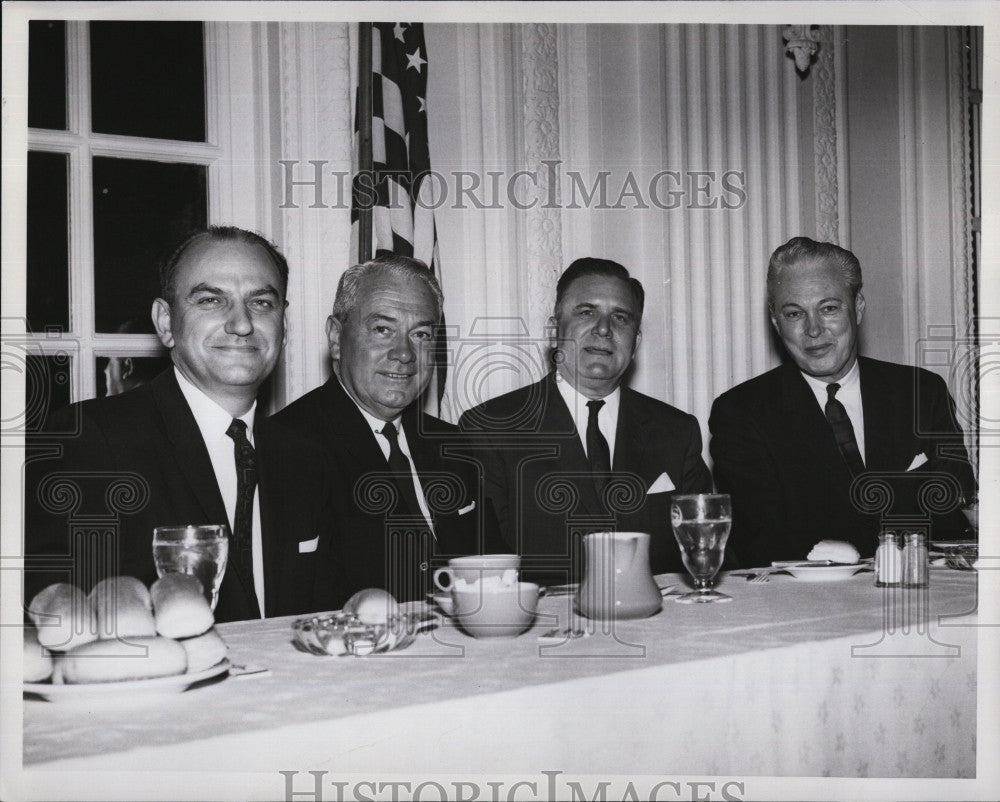 Press Photo Northeast Commerce Industrial Exposition Luncheon Sheraton Hotel - Historic Images