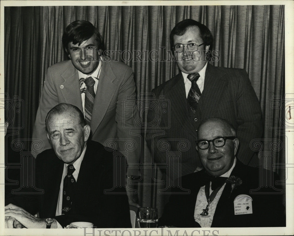 1977 Press Photo Members of The Knights of Columbus - Historic Images