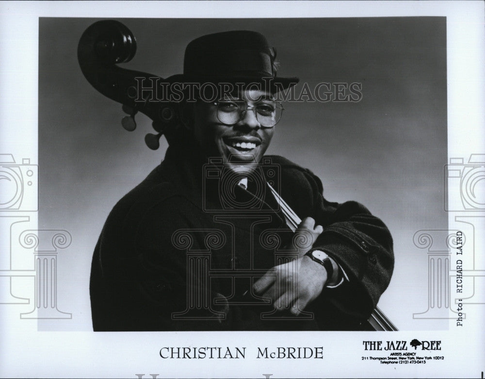 Press Photo Musician Entertainer Christian Mcbride Jazz bassist - Historic Images