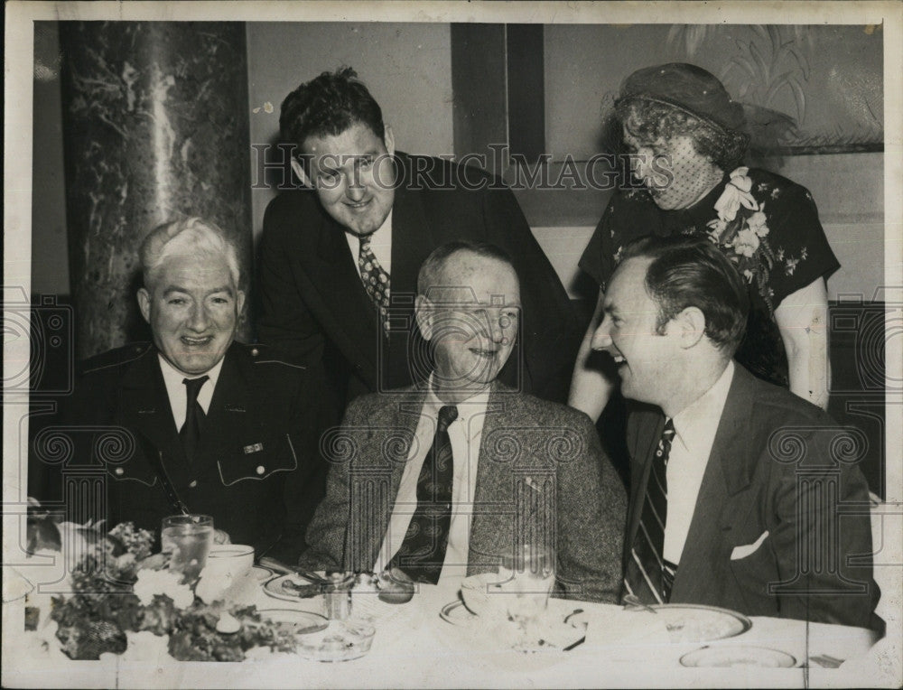 1949 Press Photo City Breakfast Copley Plaza Boston - Historic Images