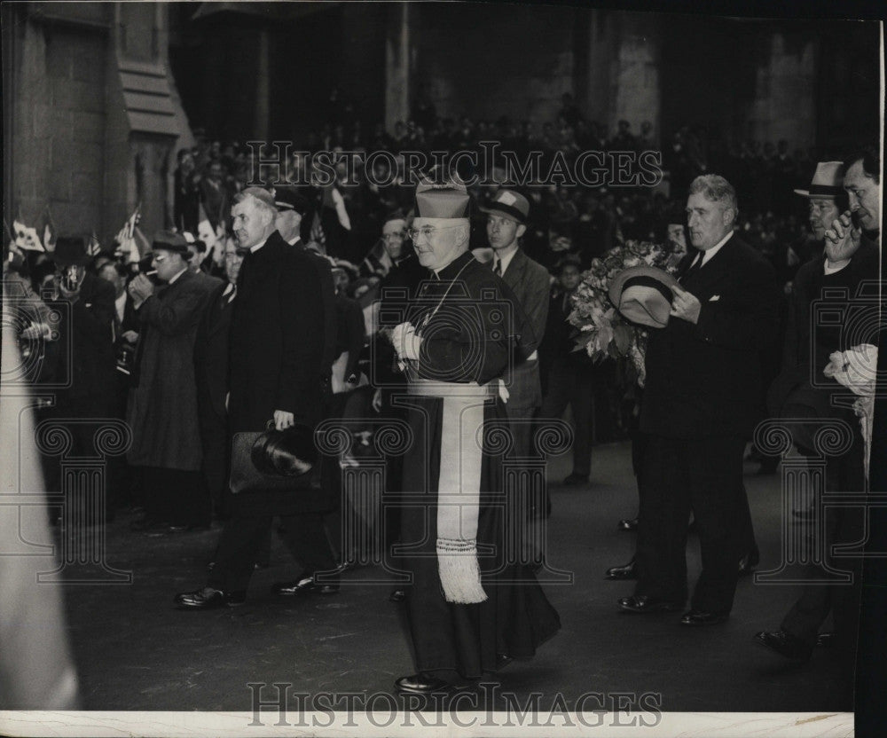 1939 Press Photo Archbishop Frances J. Spellman of Boston, Mass. - Historic Images