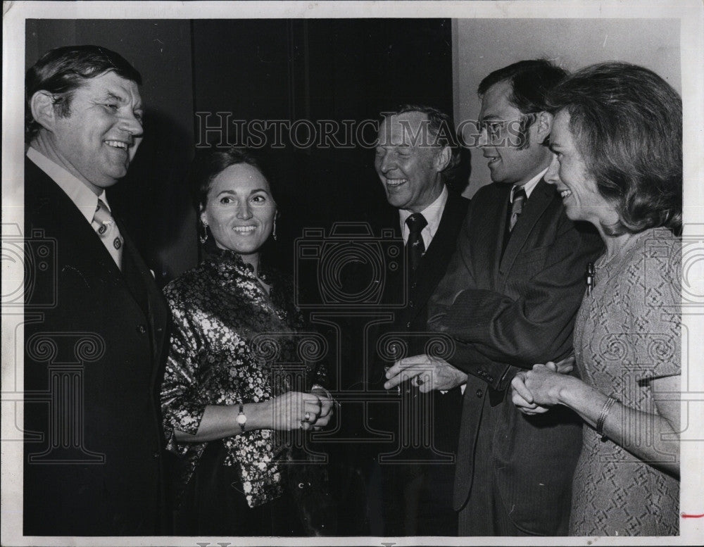 1971 Press Photo Perry Rathbone Director Museum Fine Arts German Consul-General - Historic Images