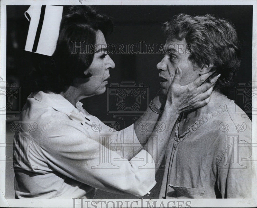 1973 Press Photo Josephine Lane Actress Billy Bibbet one Flew Over Cuckoo&#39;s Nest - Historic Images