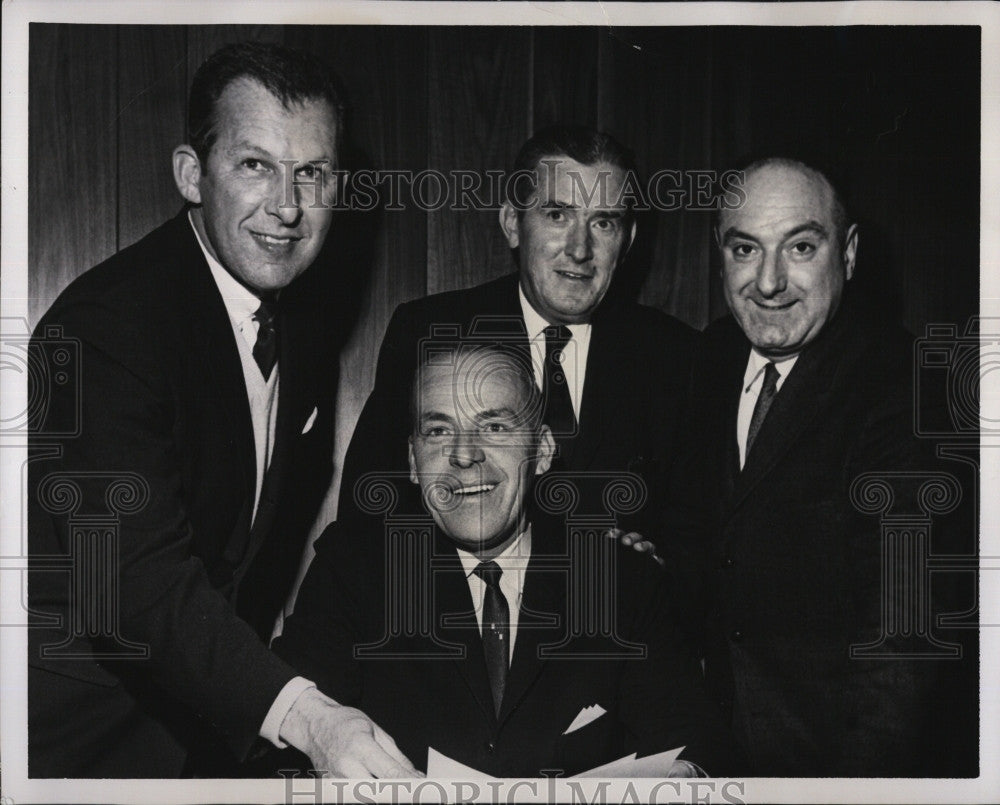 1964 Press Photo George Fay, Russell DiMattio, Dennis Donoghue, Ernest Montilio - Historic Images