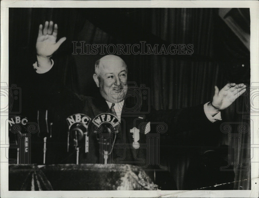 1936 Press Photo Chairman James A. Farley of Democratic State Committee. - Historic Images