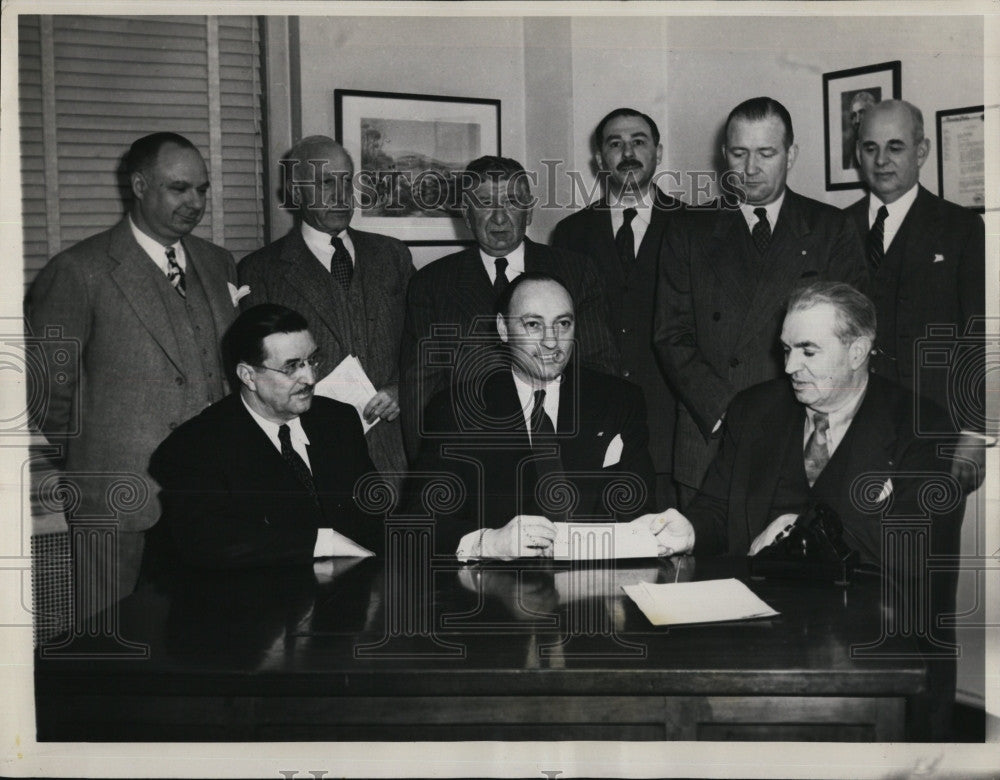 Press Photo William Koster, M. Murry Weiss, John Dervin, Harold Stoneman - Historic Images