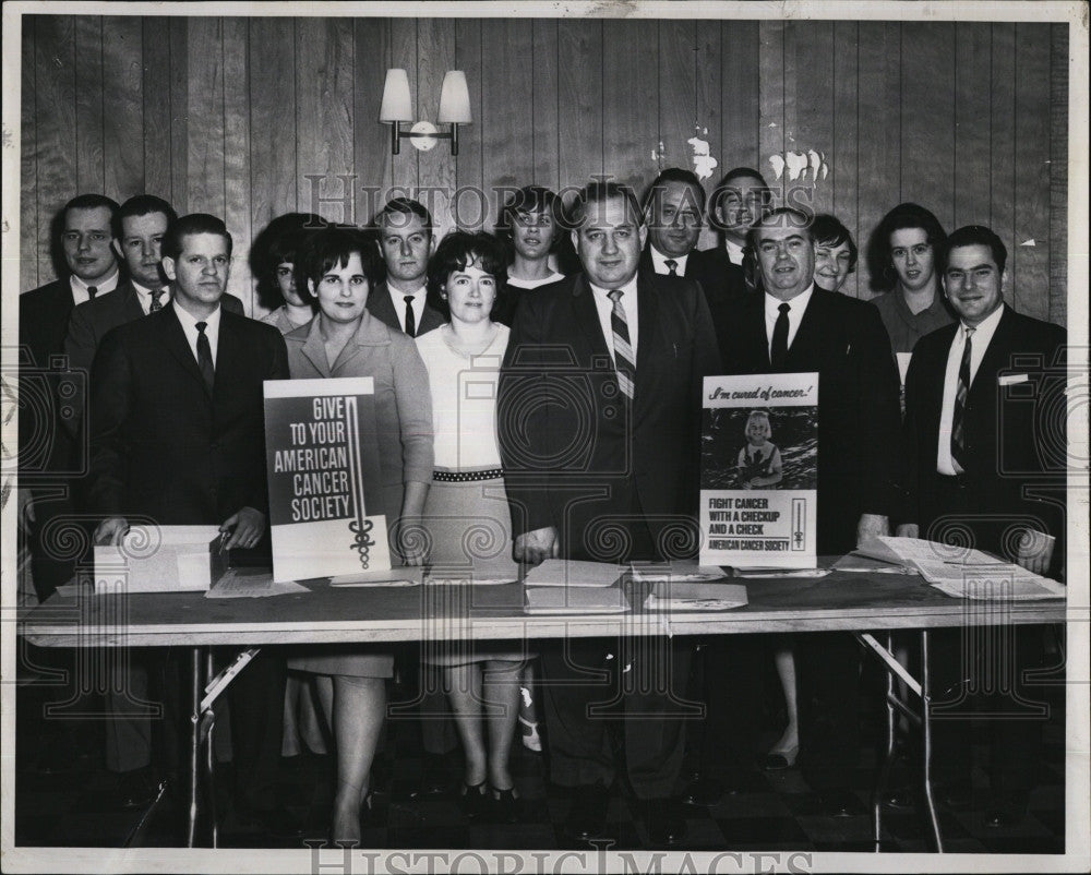 1966 Press Photo George Fantini, American Ctr. Soc. House-to-House Gen. Chairman - Historic Images