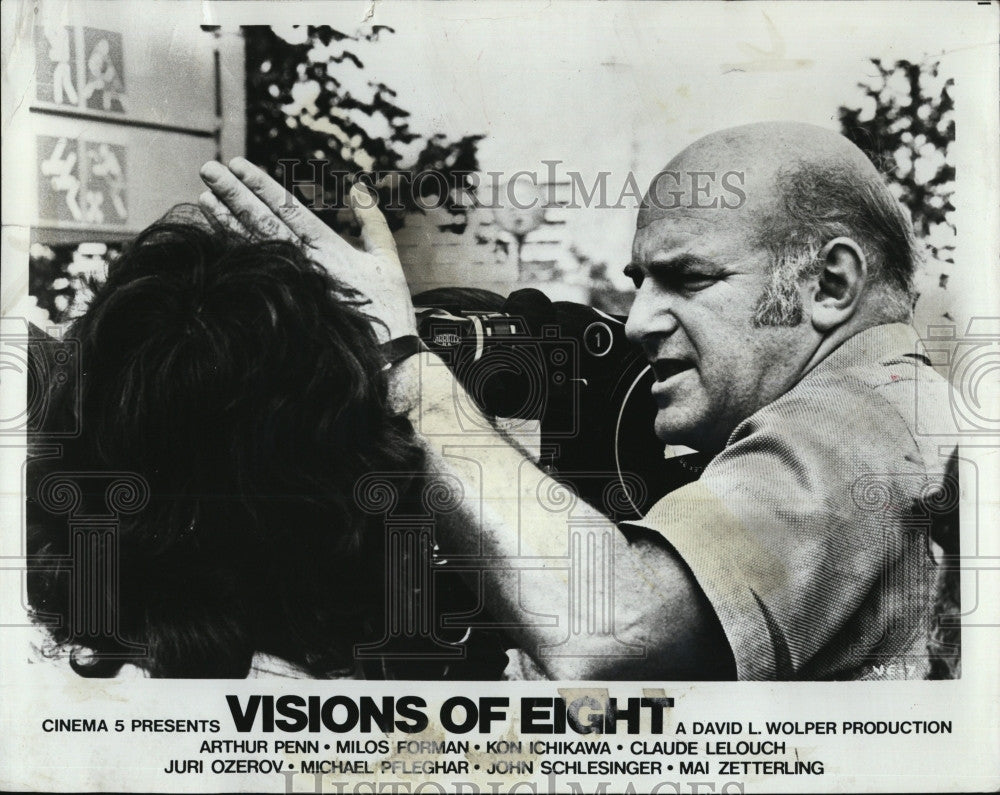 1973 Press Photo John Schlesinger &quot;Visions of Eight&quot; - Historic Images